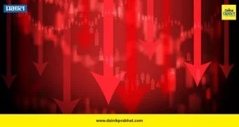 Stock market: शेअर बाजारत मोठ्या चढ-उतारानंतर घसरण; रुपयात 49 पैशांनी सुधारणा