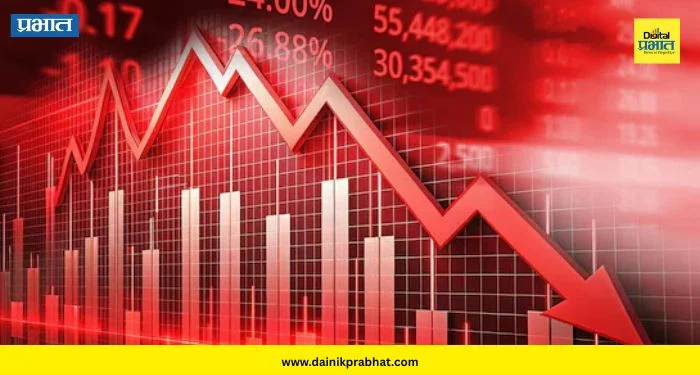 Stock Market : शेअर बाजारात खळबळ ! सेन्सेक्स १४१७ अंकांनी कोसळला ; निफ्टीही लाल रंगात
