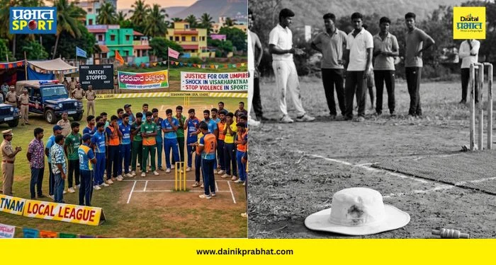 Umpire Murdered Visakhapatnam : धक्कादायक! क्रीडा विश्व हादरलं; ‘रन आऊट’च्या वादातून अंपायरलाच संपवलं