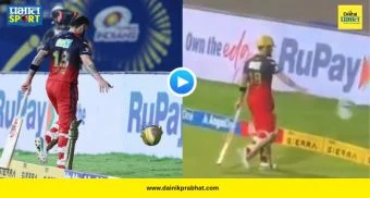 Virat Kohli Angry : विराट कोहली आऊट झाल्यानंतर संतापला! ग्लव्हज-हेल्मेट दिलं फेकून, VIDEO होतोय व्हायरल