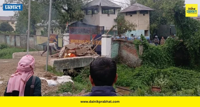 Manipur : मणिपूरमध्ये पुन्हा हिंसाचार भडकला.! रॉकेट हल्ल्यात २ चिमुकल्यांचा मृत्यू, १९ जण जखमी