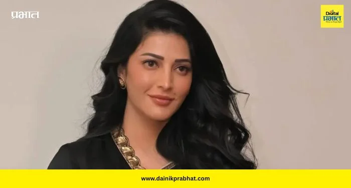 Shruti Haasan: ‘पेड्डी’मध्ये श्रुती हासनचा धमाकेदार डान्स; फक्त ४ दिवसांसाठी ३ कोटींची फी चर्चेत!