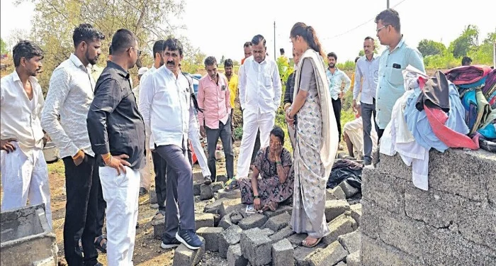 Pune District : देवदत्त निकम यांच्याकडून नुकसानग्रस्त भागाची पाहणी