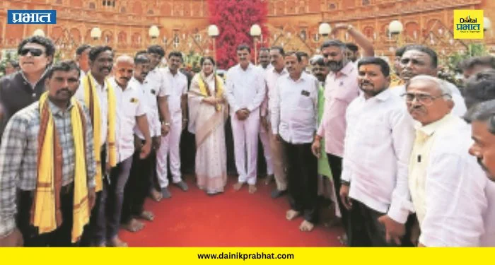 Ahilyadevi Holkar Jayanti : श्रीक्षेत्र चौंडीत अहिल्यादेवी होळकरांना अभिवादन; उपमुख्यमंत्री सुनेत्रा पवार, दत्तात्रय भरणे यांची उपस्थिती