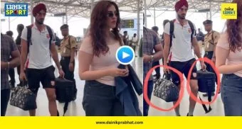 Arshdeep Singh Troll : मैदानात धावांची खैरात अन् बाहेर गर्लफ्रेंडची बॅग! अर्शदीप सिंगवर चाहते भडकले; म्हणाले, "आता हेच काम..."