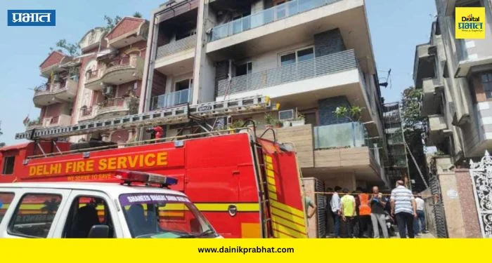 Fire News : मोठी दुर्घटना..! एसीच्या स्फोटाने इमारतीला आग; नऊ जणांचा होरपळून मृत्यू.