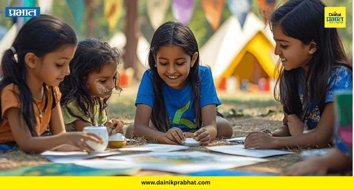 Narayangaon: नारायणगावात मुलांसाठी मोफत उन्हाळी शिबिर; ग्रामपंचायतीचा स्तुत्य उपक्रम