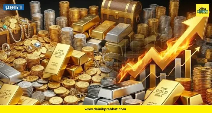 Gold-Silver price : जागतिक अनिश्चिततेच्या पार्श्वभूमीवर सोन्या-चांदीच्या दरात चढ-उतार ; चांदीची चकाकी घसरली तर सोन्याचा भाव काय? वाचा