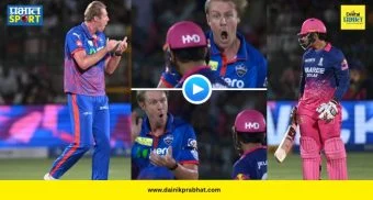 Kyle Jamieson Celebration : वैभव सूर्यवंशीला बोल्ड केल्यानंतर काइल जेमिसनने गमावला संयम, सेलिब्रेशन पाहून येईल राग, पाहा VIDEO