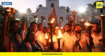 Youth Congress protest : पेपरफुटी आणि बेरोजगारीविरोधात युवक काँग्रेसचा एल्गार; हातात मशाली घेऊन काढला आक्रोश मोर्चा