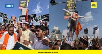 Nasrapur Case : 'नराधमांना भर चौकात फाशी द्या!', नसरापूर घटनेच्या निषेधार्थ मनविसेचे नवले ब्रीजवर तीव्र आंदोलन