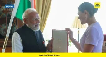 Narendra Modi : पंतप्रधान मोदींना स्वीडनचा सर्वोच्च पुरस्कार प्रदान