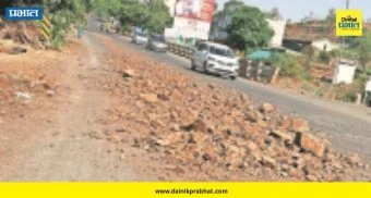 Road Safety : राजगुरुनगर–कनेरसर मार्गावर मृत्यूचा सापळा; भरधाव डंपरमधून रस्ताभर सांडले दगड-मुरूम
