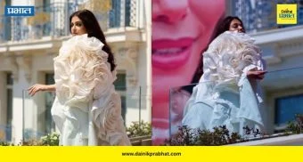 Aishwarya Rai: आयव्हरी रोज ड्रेसमध्ये ऐश्वर्या रायचा एलिगंट अंदाज; विंटेज हॉलीवूड स्टाइलची चाहत्यांना आठवण