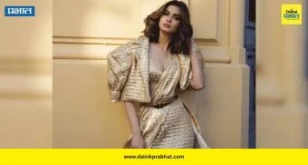 Diana Penty: कान्समध्ये डायना पेंटीचा पारंपरिक जलवा; मनीष मल्होत्राच्या गोल्डन साडीत दिसली अप्सरेसारखी!