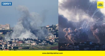 Airstrike News : लेबनॉनवरील इस्रायली हवाई हल्ल्यात ७ ठार तर, अनेक जण जखमी