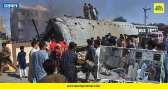 Balochistan News : बलुचिस्तानमध्ये शटल रेल्वेवरील स्फोटात २० ठार; तब्बल ७० जण गंभीर जखमी