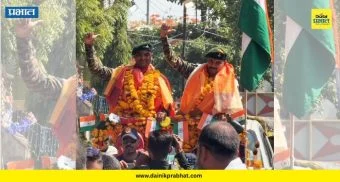 Indian Army: खादगावचे दोन सुपुत्र भारतीय लष्करातून सेवानिवृत्त; भव्य रॅली आणि 'सैनिक गौरव सोहळ्या'ने जंगी स्वागत