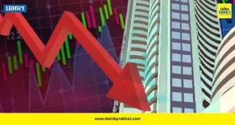 Share Market: शेअर बाजारात मोठी घसरण, सेन्सेक्स ११०० अंकांनी कोसळला ; निफ्टी ३०१ अंकांनी खाली