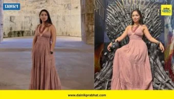 Sonalee Kulkarni :‘गेम ऑफ थ्रोन्स’च्या सिंहासनावर सोनाली कुलकर्णीचा खास लुक