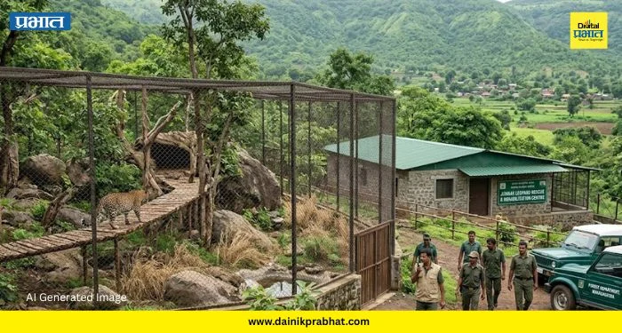 Leopard Rescue Centre: जुन्नरमध्ये उभे राहणार ‘बिबट्यांचे शहर’! १,१४४ बिबट्यांसाठी ५ हायटेक रेस्क्यू सेंटरला केंद्राची मंजुरी