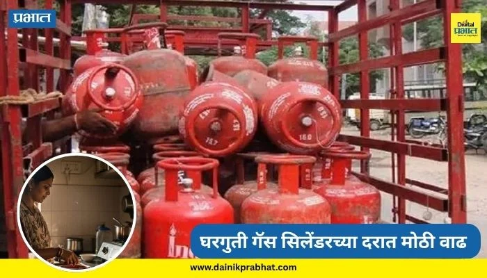 LPG Cylinder Price : सर्वसामान्यांचे बजेट कोलमडले! घरगुती गॅस सिलेंडरच्या दरात मोठी वाढ