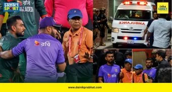 Mehidy Miraj Hospitalized : चेंडू लागल्यानंतर झाली उल्टी, तरी बांगलादेशच्या कर्णधाराने सोडलं नाही मैदान; आता हॉस्पिटलमध्ये दाखल, नेमकं काय झालं?
