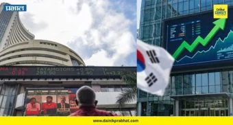 Stock market : शेअर बाजारातील जागतिक क्रमवारीत भारताला दुहेरी धक्का; तैवाननंतर 'या' देशानेही टाकले मागे