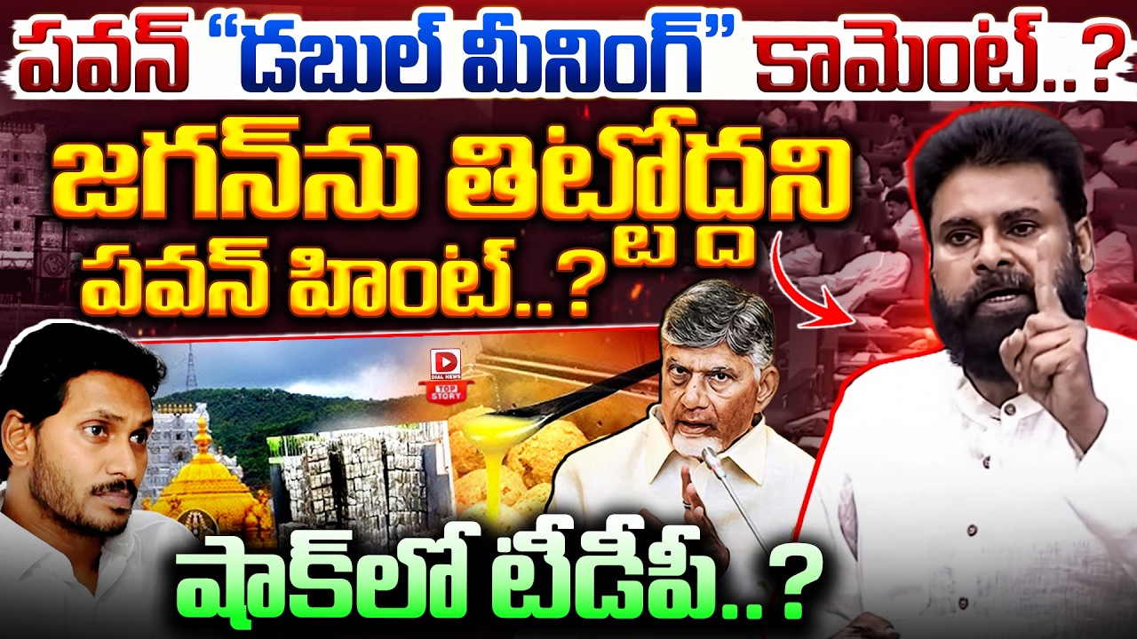 Top story: పవన్ “డబుల్ మీనింగ్” కామెంట్..? జగన్ ను తిట్టోద్దని పవన్ హింట్..? షాక్ లో టీడీపీ..?