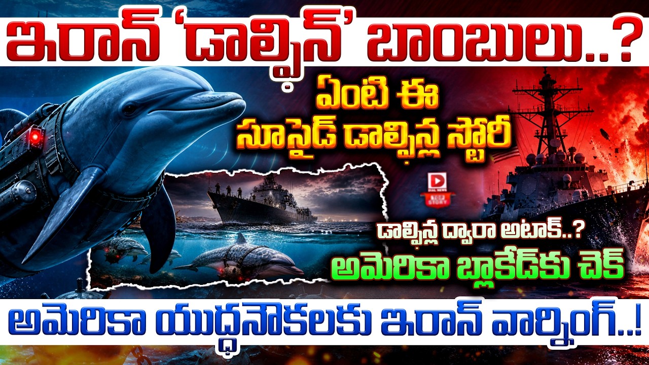 Top story: ఇరాన్ ‘డాల్ఫిన్’ బాంబులు..? ఏంటి ఈ ‘సూసైడ్ డాల్ఫిన్ల స్టోరీ డాల్ఫిన్ల ద్వారా అటాక్..? అమెరికా బ్లాకేడ్ కు చెక్ అమెరికా యుద్ధనౌకలకు ఇరాన్ వార్నింగ్..!