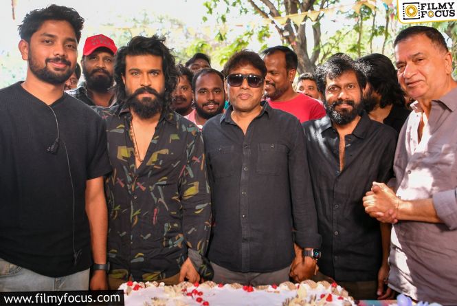 Festive Vibes On Peddi Shoot As Team Marks Special Day