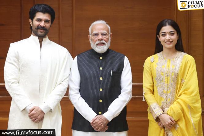 Vijay And Rashmika Invite PM To Reception