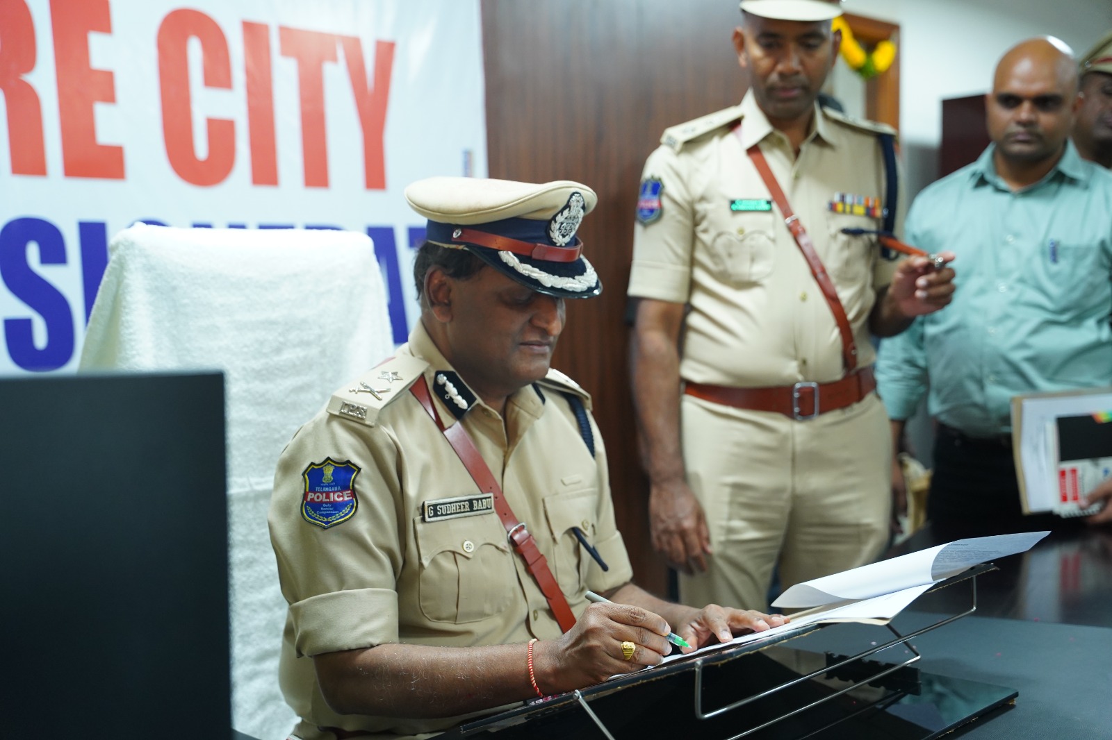 Sudheer Babu | ఫ్యూచర్ సిటీ సీపీగా బాధ్యతలు స్వీకరించిన సుధీర్ బాబు