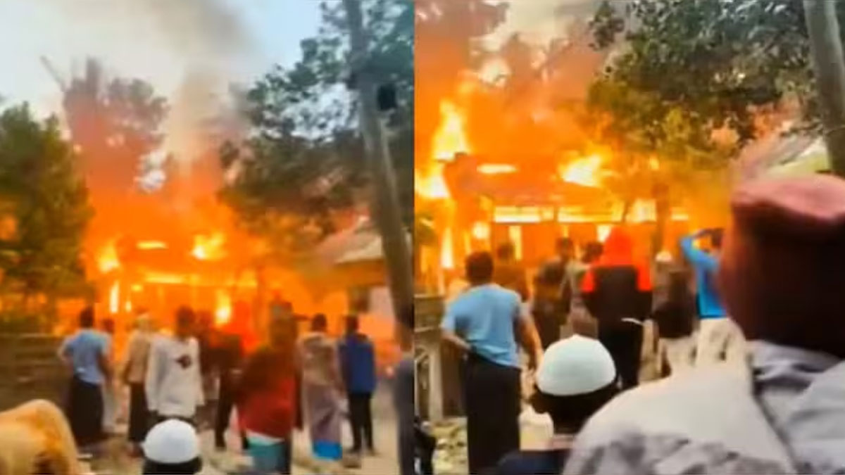 Hindu Family Houses Fire | బంగ్లాదేశ్‌లో ఆగని హింస.. హిందువుల ఇళ్లే టార్గెట్.. 5 ఇళ్లకు నిప్పు పెట్టిన అల్లరి మూక