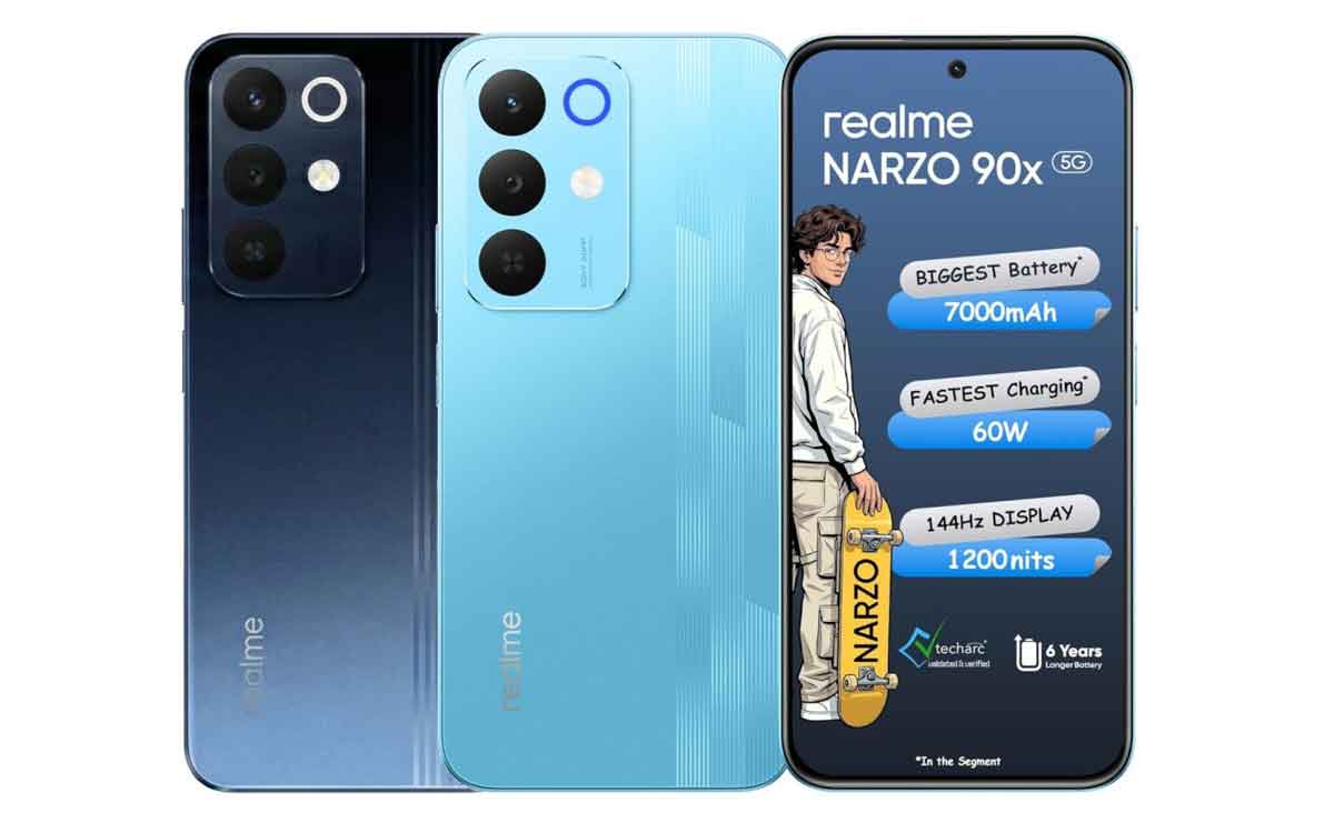 realme Narzo 90x | భారీ బ్యాట‌రీ, అద్భుత‌మైన ఏఐ ఫీచ‌ర్ల‌తో లాంచ్ అయిన రియ‌ల్‌మి కొత్త స్మార్ట్ ఫోన్లు..