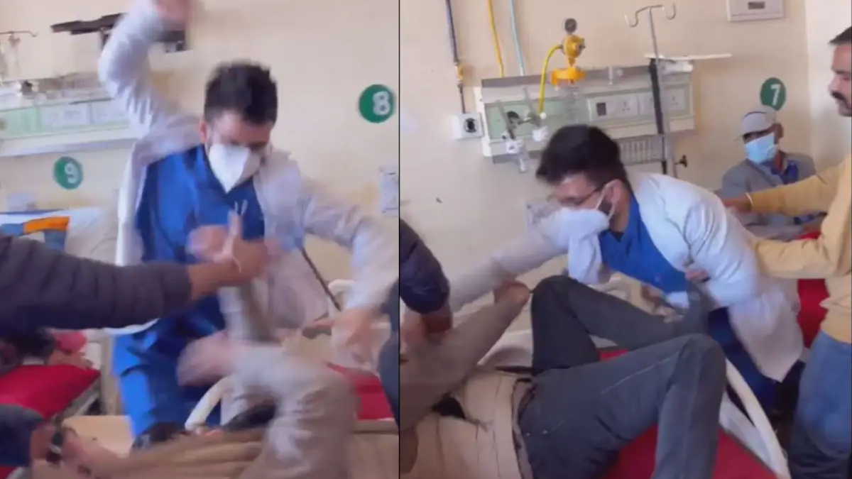 Viral Video | “మర్యాదగా మాట్లాడు" అన్నందుకు రోగిని చితకబాదిన డాక్టర్