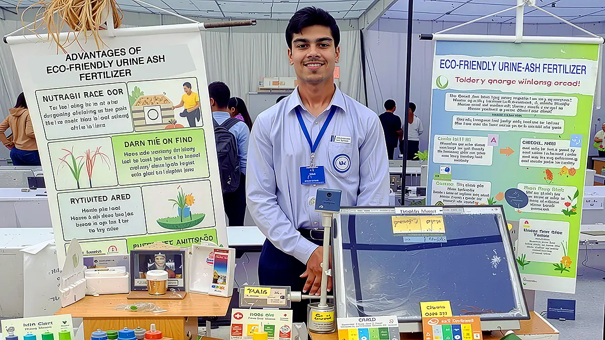 Sustainable agriculture | వ్యర్థాల నుంచి సుస్థిర వ్యవసాయానికి దారి చూపిన 11వ తరగతి విద్యార్థి