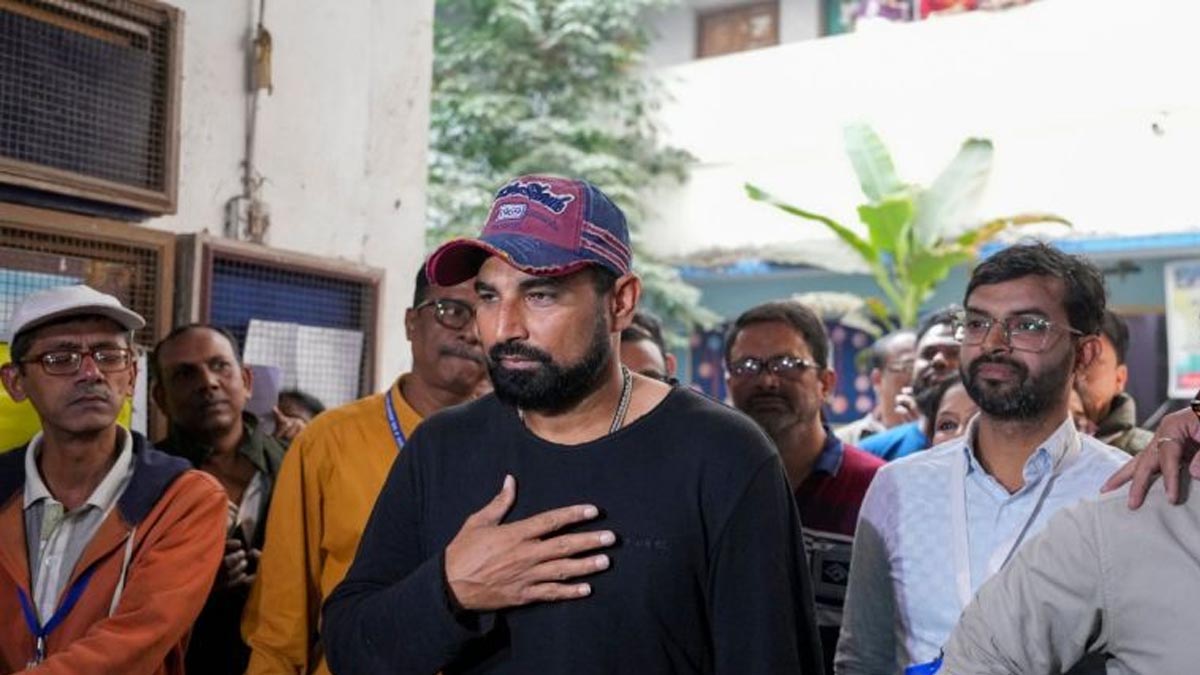 Mohammed Shami | ఎన్నిక‌ల అధికారుల ఎదుట హాజ‌రైన మ‌హ్మ‌ద్ ష‌మీ..