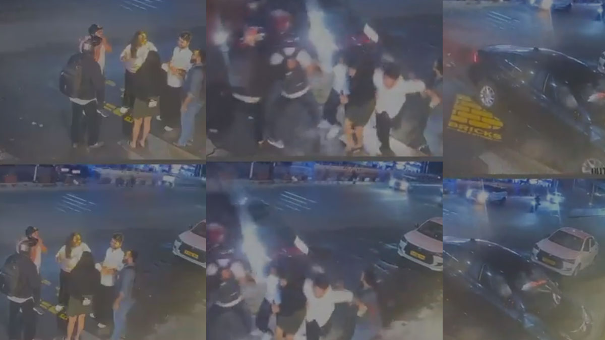 Viral Video | స్కొడా కారు బీభత్సం.. తప్ప తాగి డివైడర్ని ఢీకొట్టి రెస్టారెంట్లోకి దూసుకెళ్లి..!