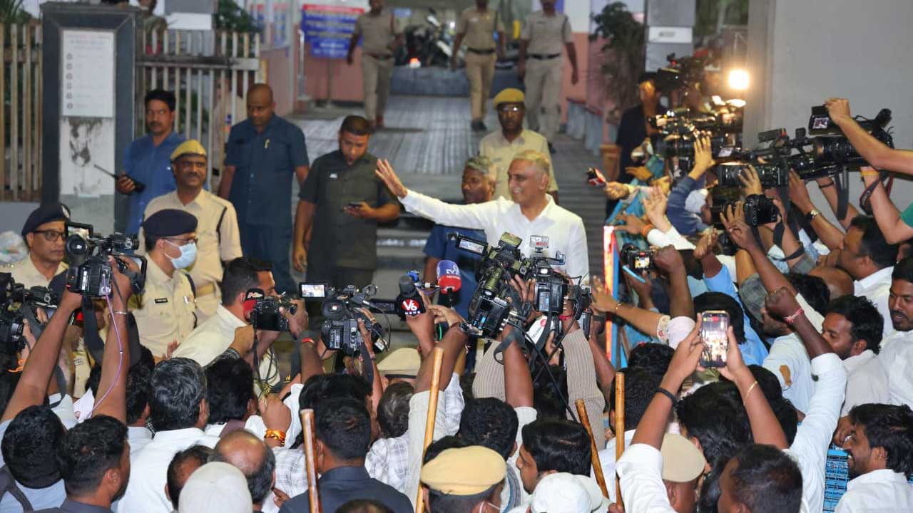 Harish Rao | హ‌రీశ్‌రావు సిట్ విచార‌ణ @ 7 గంట‌లు