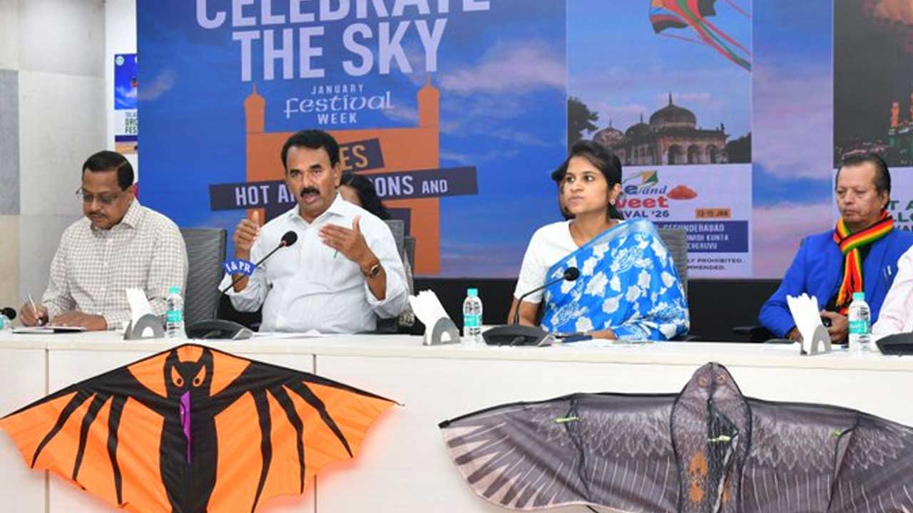 Kite and Sweet Festival 2026 | 13 నుంచి ప‌రేడ్ గ్రౌండ్‌లో కైట్ అండ్ స్వీట్ ఫెస్టివ‌ల్
