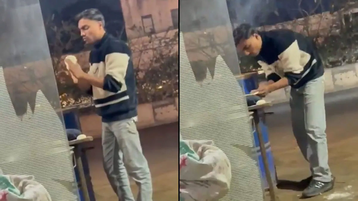 Viral Video | వంట మనిషి వికృత చేష్టలు.. రోటీలపై ఉమ్మి వేసి కాల్చి..