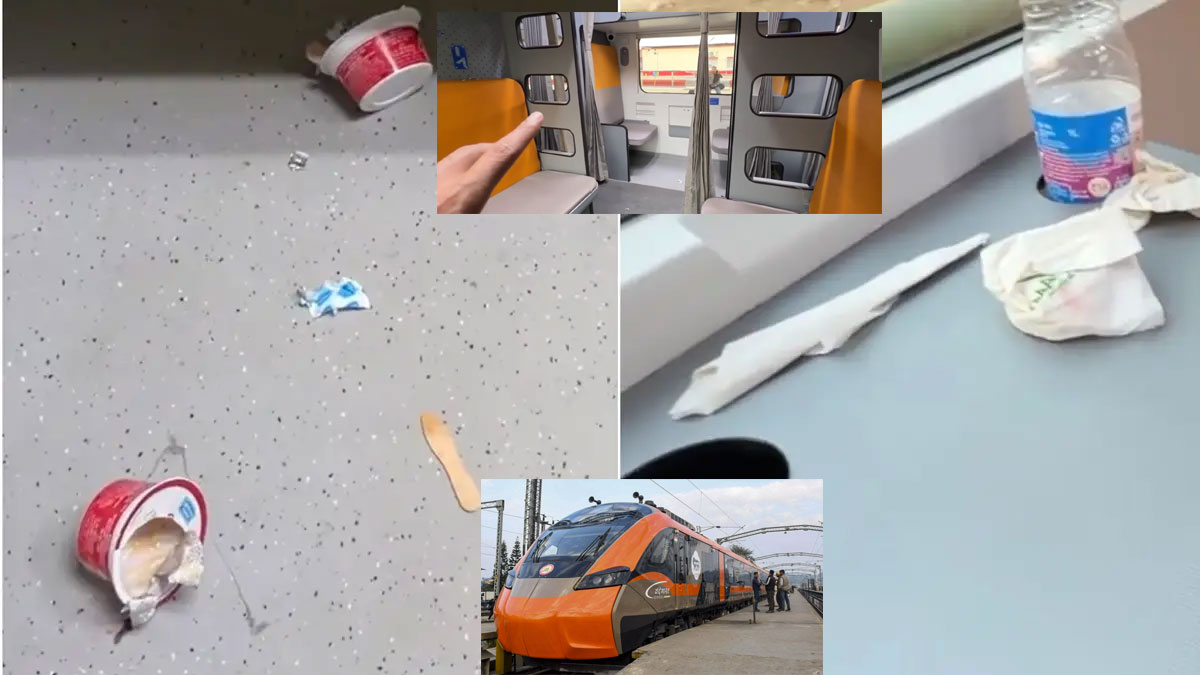 Vande Bharat sleeper Train | వందే భారత్ స్లీపర్ రైలు: తొలిరోజే చెత్తకుప్పగా మారిన కోచ్‌లు.. 'ఇదేనా సివిక్ సెన్స్' అంటూ నెటిజన్ల ఫైర్