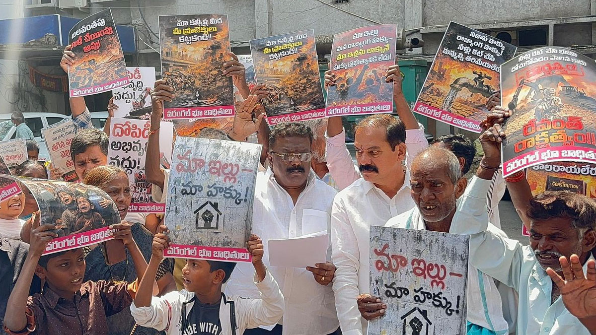 Bulldozer Rule Against Dalits in Warangal Demolishing Houses is Inhuman MLC Dasoju Sravan