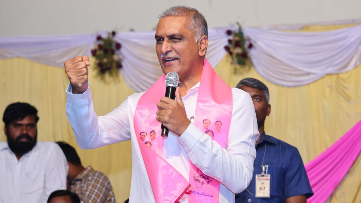 Harish Rao Lashes Out at Revanth Reddy in Medak