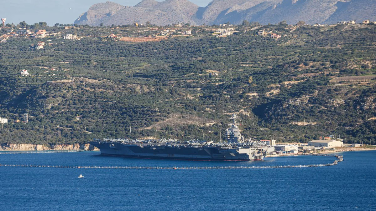 US-Iran Tensions 5,000 Sailors on USS Gerald R Ford Face 650 Failing Toilets