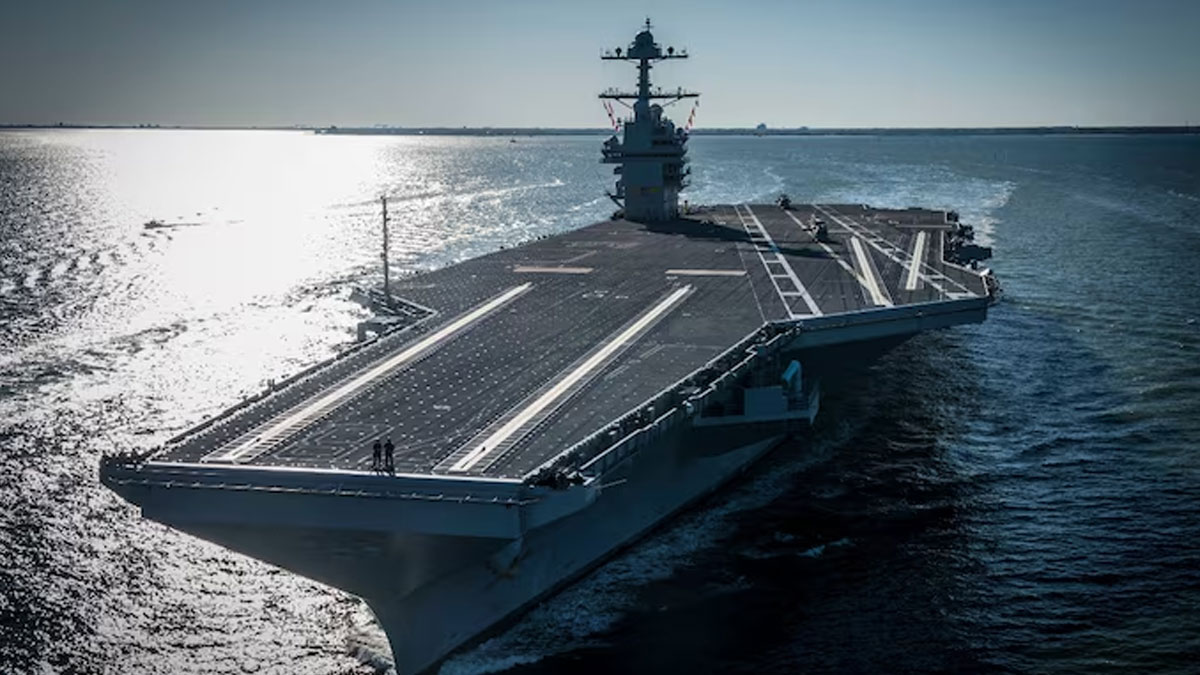 US-Iran Tensions 5,000 Sailors on USS Gerald R Ford Face 650 Failing Toilets