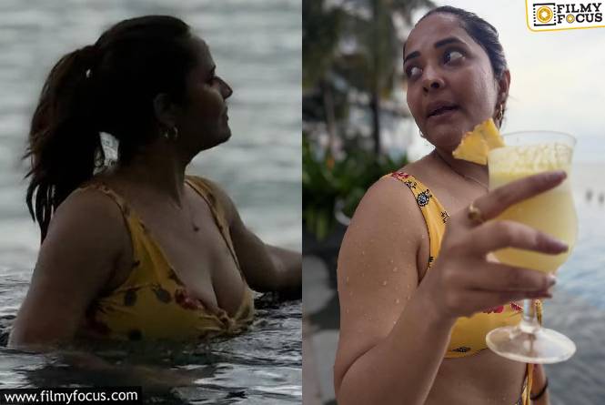 Anasuya Bharadwaj: బికినీ ఫొటోలతో కూడా శివాజీ పై సెటైర్లు.. అనసూయ తగ్గేలా లేదు