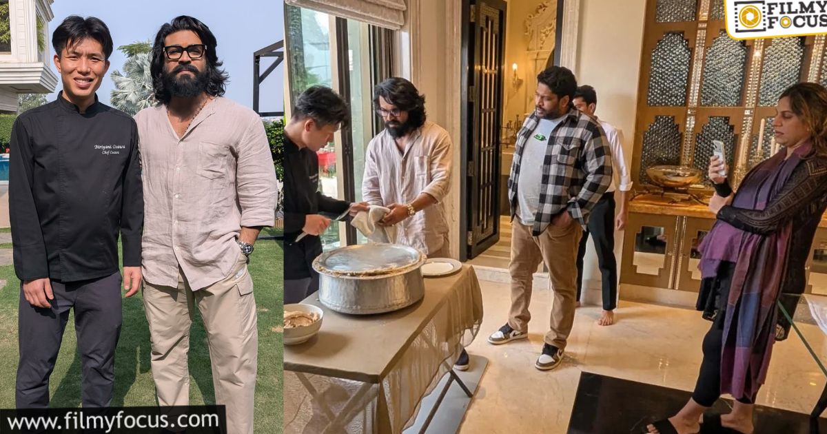 ram charan biriyani party