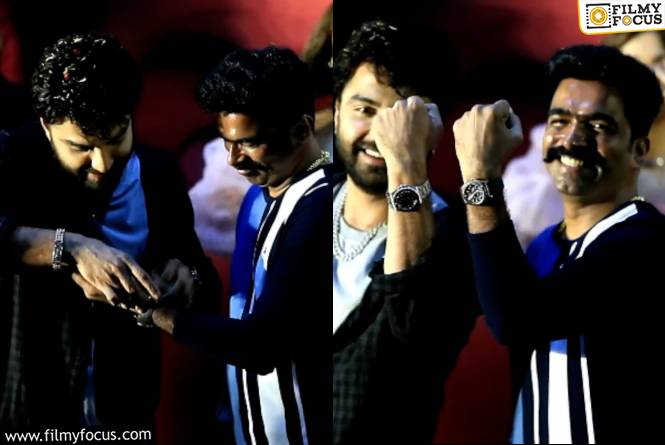 Cult: సంగీత దర్శకుడికి రోలెక్స్ గోల్డ్ వాచ్ బహుకరించిన విశ్వక్ సేన్